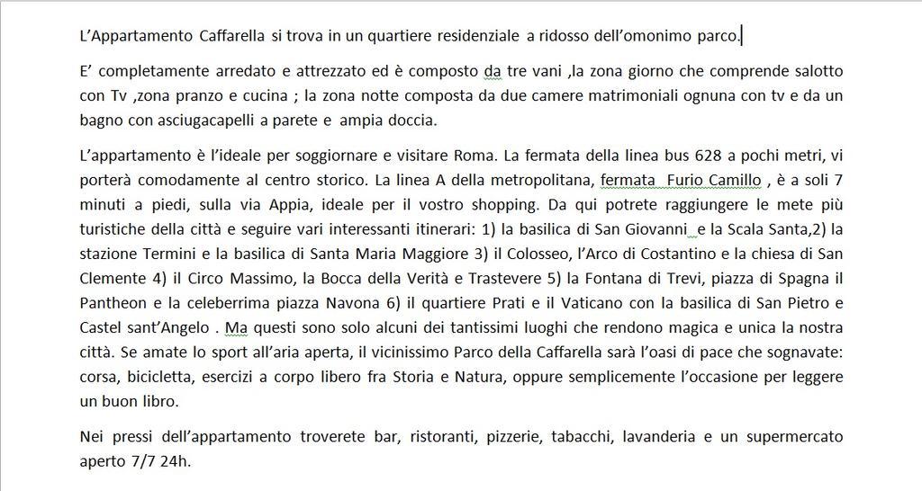 Appartamento Caffarella Rome Exterior photo